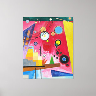 Lienzo KANDINSKY - ROJO INTENSO (Schweres Rot) - 1924 -