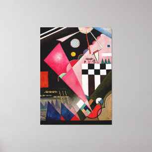 Lienzo KANDINSKY - SHARP CALM PINK (Scharfruhiges Rosa) -
