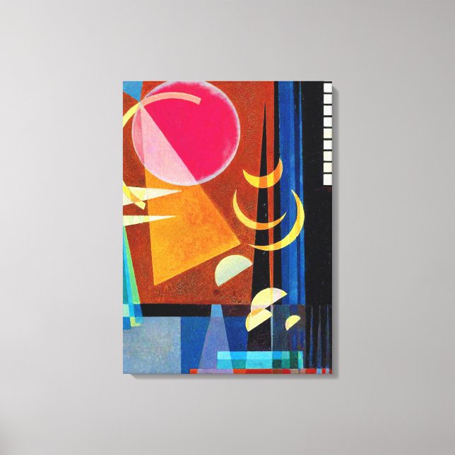 Lienzo Kandinsky - Silencio agudo (Anverso)