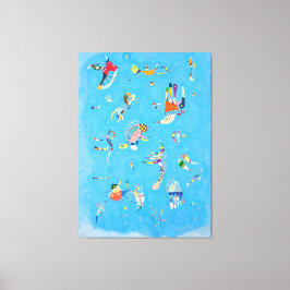 Lienzo KANDINSKY - SKY BLUE (Bleu de Ciel) - 1940 -