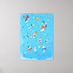 Lienzo KANDINSKY - SKY BLUE (Bleu de Ciel) - 1940 -