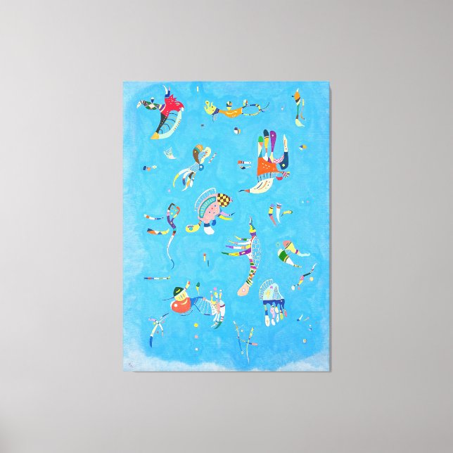 Lienzo KANDINSKY - SKY BLUE (Bleu de Ciel) - 1940 - (Anverso)