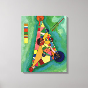 Lienzo Kandinsky - Triángulo multicolor