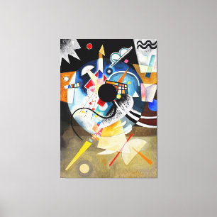 Lienzo KANDINSKY - UN CENTRO (Ein Zentrum) - 1924 -