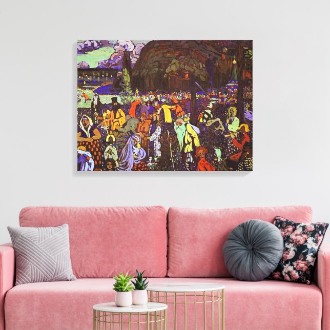 Lienzo Kandinsky - Vida Colorida, (Insitu (Sala de estar))