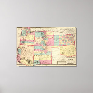 Lienzo Kansas, Arizona, Colorado, New México, y Utah