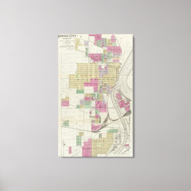 Lienzo Kansas City, Kansas (Anverso)