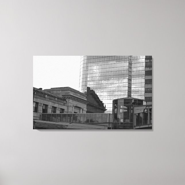 Lienzo Kansas City, la foto de la arquitectura del enlace (Anverso)