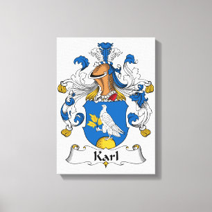 Lienzo Karl Family Crest