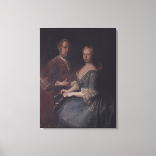 Lienzo Karl-Heinrich Graun y su esposa Anna-Louise