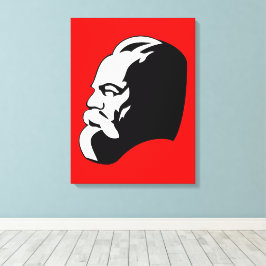 Lienzo Karl Marx, Comunismo, Socialismo, Unión Soviética