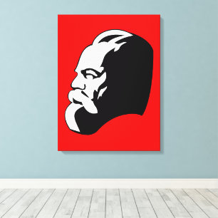 Lienzo Karl Marx, Comunismo, Socialismo, Unión Soviética