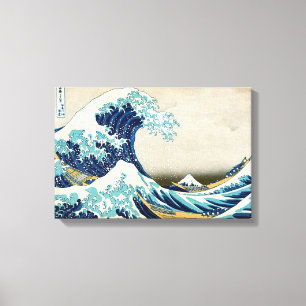 Lienzo Katsushika Hokusai - La Gran Ola frente a Kanagawa