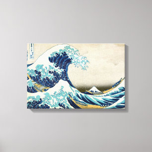 Lienzo Katsushika Hokusai - La Gran Ola frente a Kanagawa