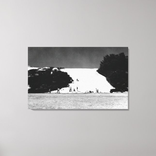 Lienzo Kauai, Hawaii - Vista de las arenas de barca (Anverso)