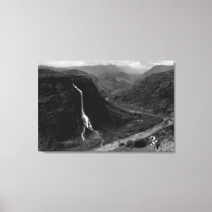 Lienzo Kauai, Hawaii - vista del valle de Hanapepe