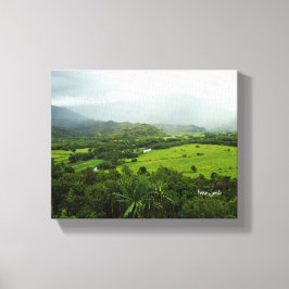 Lienzo Kauai, paisaje de Hawai