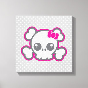 Lienzo Kawaii Cinta Rosa Cajón Tapón