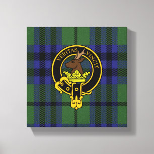 Lienzo Keith Scottish Escudo y Tartan Canvas print