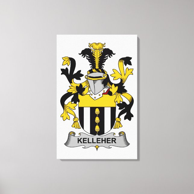 Lienzo Kelleher Family Crest (Anverso)