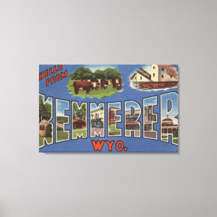 Lienzo Kemmerer, Wyoming - Escenas de letras grandes