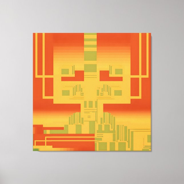 Lienzo Ken Gage Central Processing Unicorn Bella Artes (Anverso)