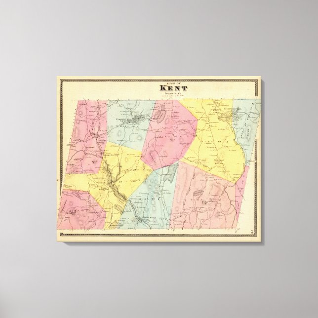 Lienzo Kent, ciudad (Anverso)