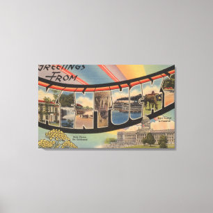 Lienzo Kentucky (Capital estatal/Flor)