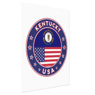 Lienzo Kentucky, Estados Unidos, poster de Kentucky, lien