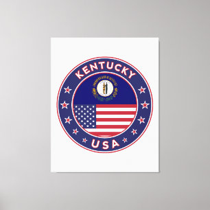 Lienzo Kentucky, Estados Unidos, poster de Kentucky, lien