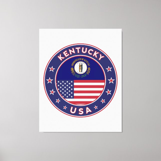 Lienzo Kentucky, Estados Unidos, poster de Kentucky, lien (Anverso)