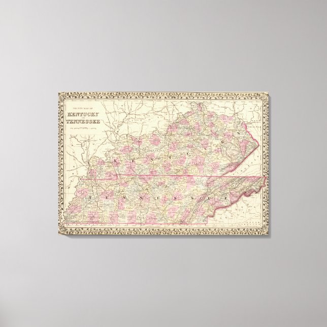 Lienzo Kentucky, Tennessee (Anverso)