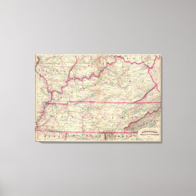 Lienzo Kentucky, Tennessee (Anverso)