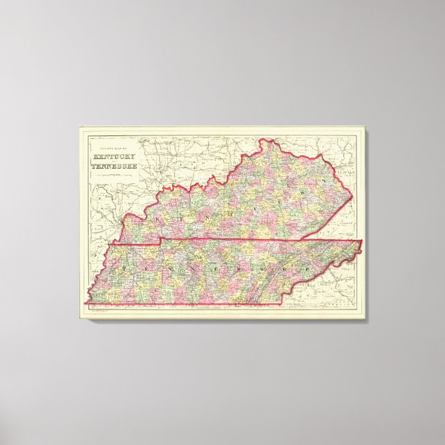 Lienzo Kentucky, Tennessee 2 (Anverso)