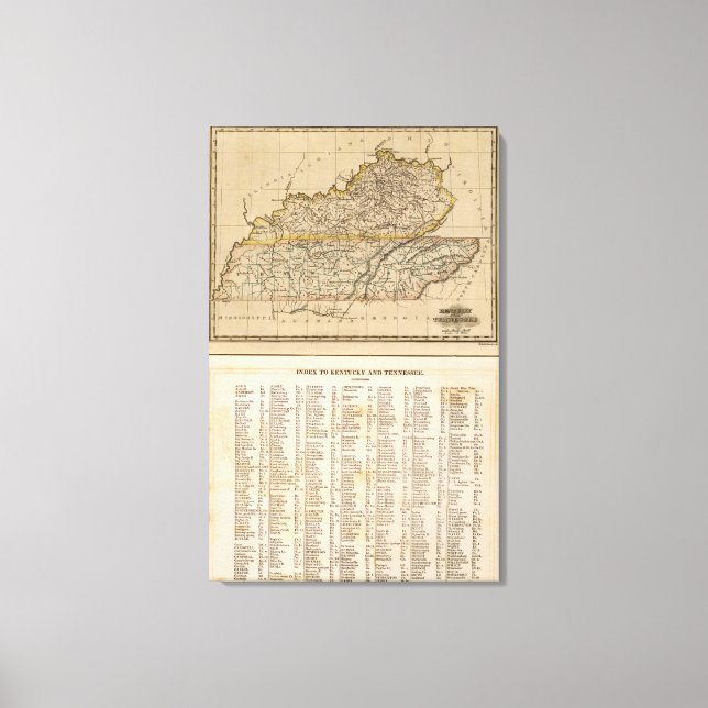 Lienzo Kentucky, Tennessee 2 (Anverso)