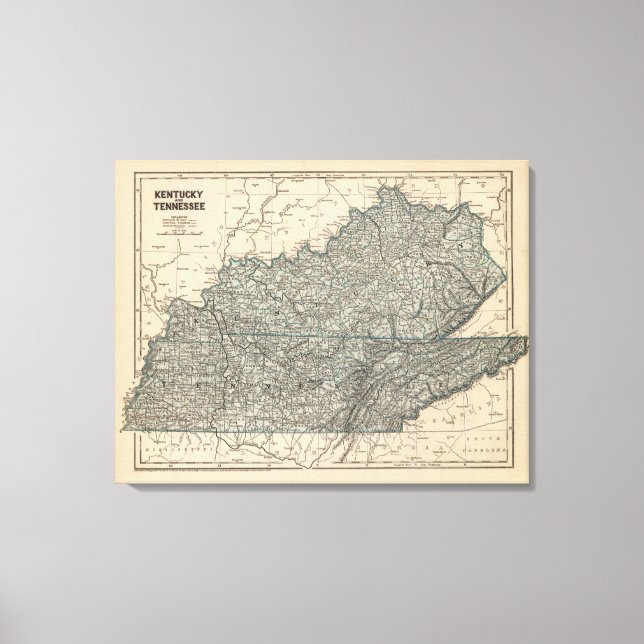 Lienzo Kentucky, Tennessee 3 (Anverso)