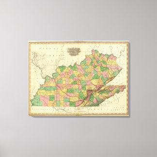 Lienzo Kentucky, Tennessee y parte de Illinois