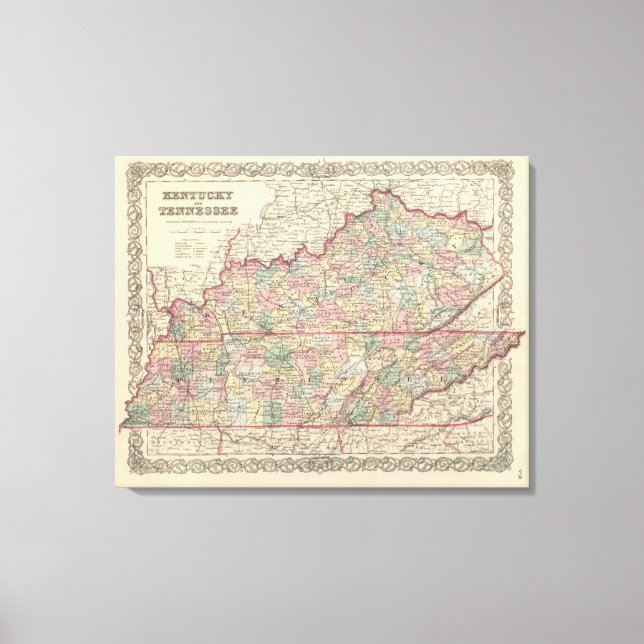 Lienzo Kentucky y Tennessee (Anverso)