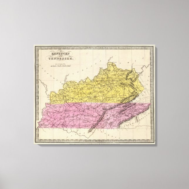 Lienzo Kentucky Y Tennessee (Anverso)