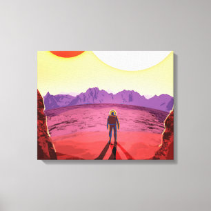 Lienzo Kepler Space Travel Destination Planet Adventure