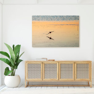 Lienzo Key West Bird Flying Ocean Sunset Florida Keys