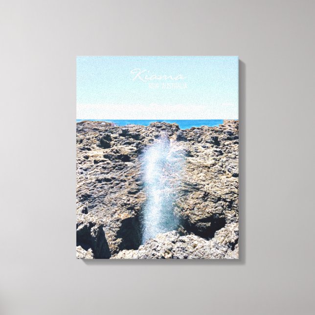 Lienzo Kiama Blowhole Australia (Anverso)
