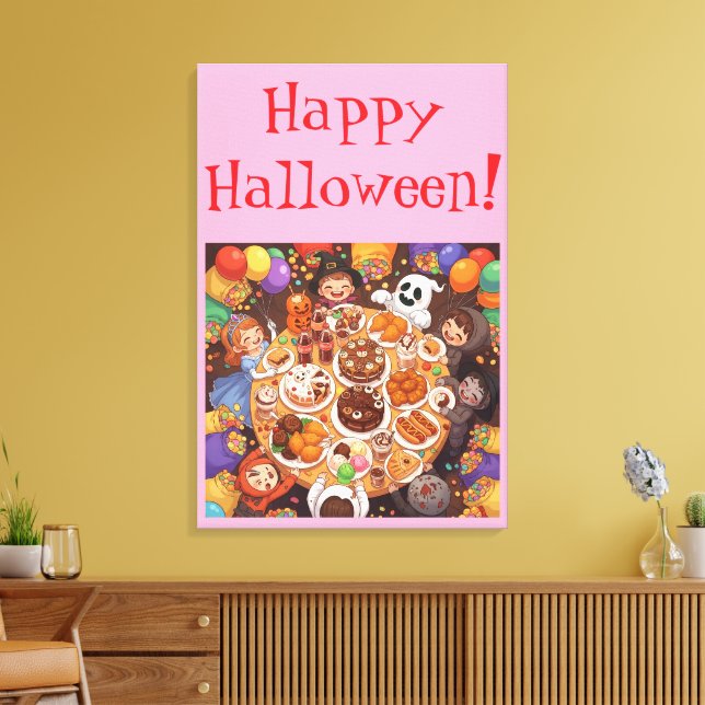 Lienzo Kid's Halloween Party (Insitu (Sala de estar))