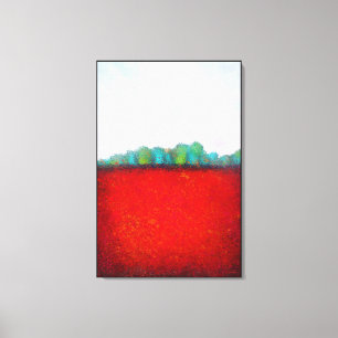 Lienzo Kim Niles Arbor Paisaje ROJO