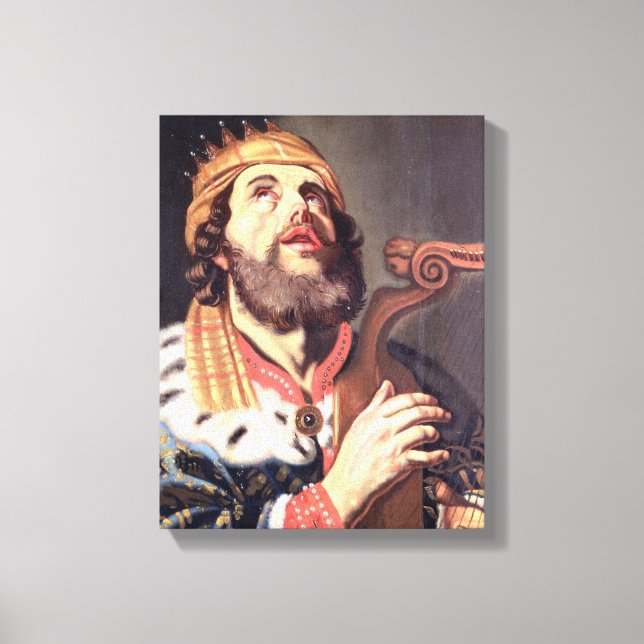 Lienzo King David (panel) (Anverso)
