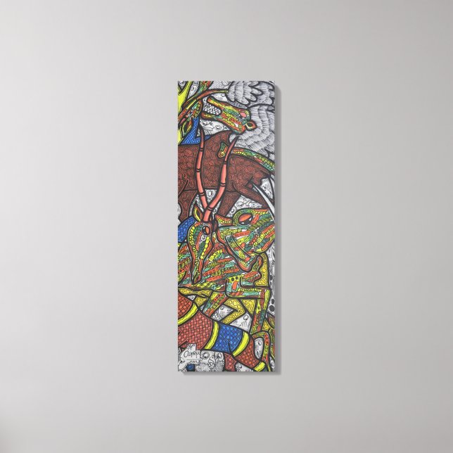 Lienzo King de los bosques (Anverso)