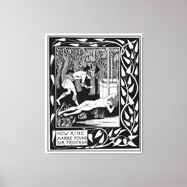 Lienzo King Mark y Sir Tristram (Anverso)