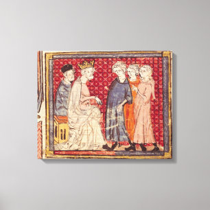 Lienzo King Philippe I , Grandes Crónicas de Francia