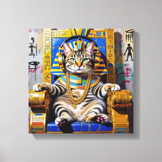 LIENZO KING TUT-CHAUSIE CAT 2 (Anverso)