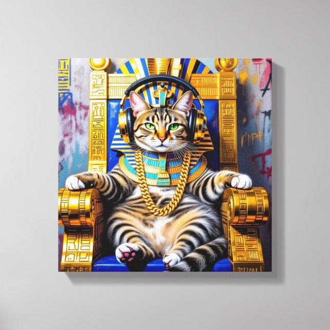 LIENZO KING TUT-CHAUSIE CAT 4 (Anverso)